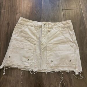 Free People Mini Denim Skirt